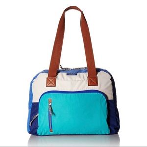 NWT Vera Bradley Women's Lighten Up Go Anywhere Carry-On Bag in Cool Lagoon